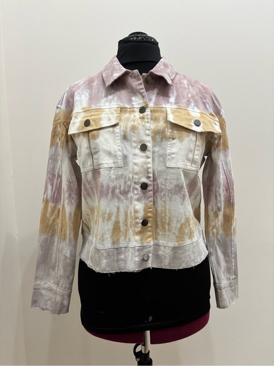 Mystree Jackets & Blazers - Mystree Tie Dye Denim Jacket - NWT